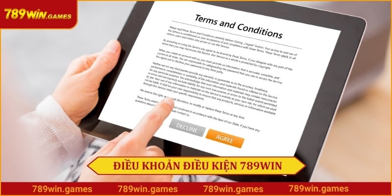 Những điều khoản điều kiện 789Win mới nhất 2024